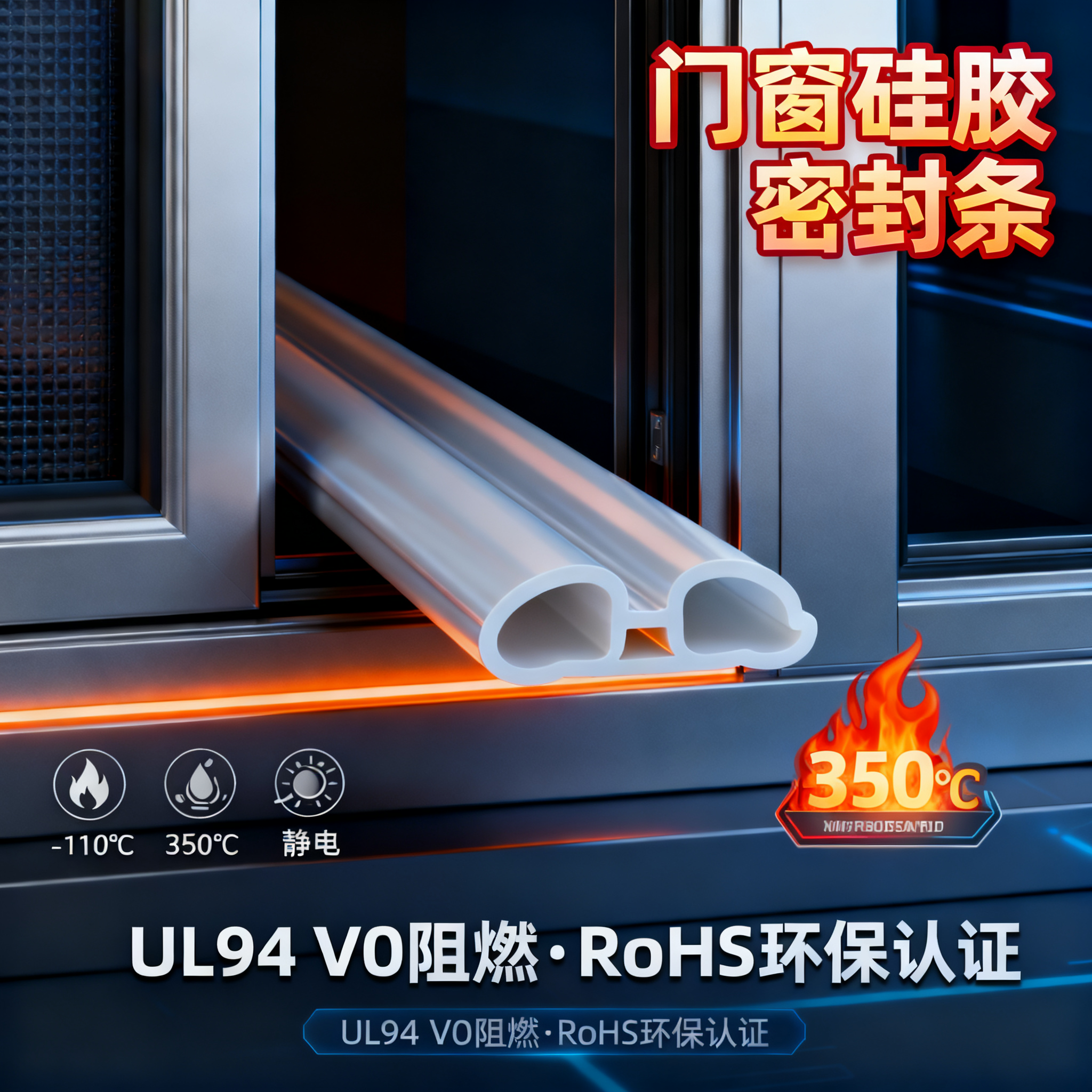 门窗硅胶密封条